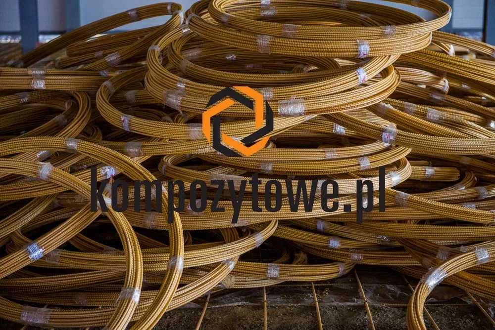 Pręty kompozytowe zbrojeniowe 7mm - jak stal 10mm - nierdzewne, wytrzymałe, lekkie - kurier 24H