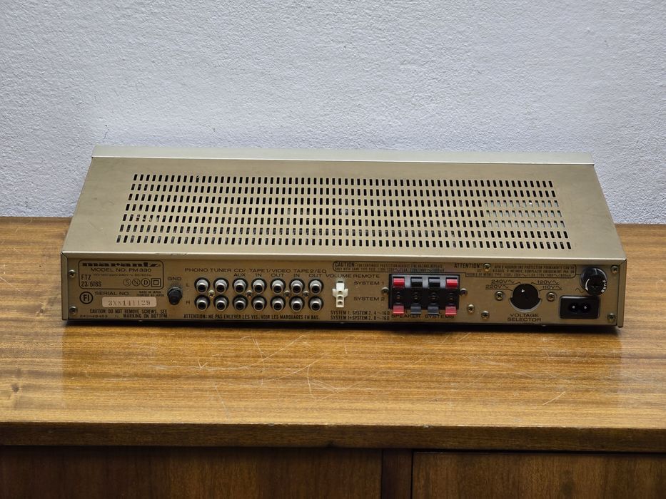Marantz PM 330 JAPAN wzmacniacz Vintage płaski złoty