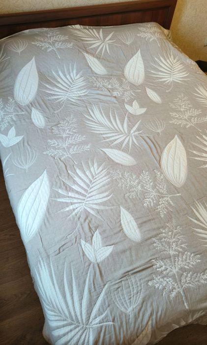 Муслінові натуральні покривала "Malloory Home" "210*240"см.