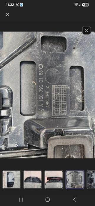 Spojler mercedes gla x156