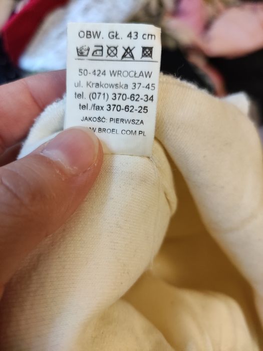 Czapka czapeczka Broel 43cm