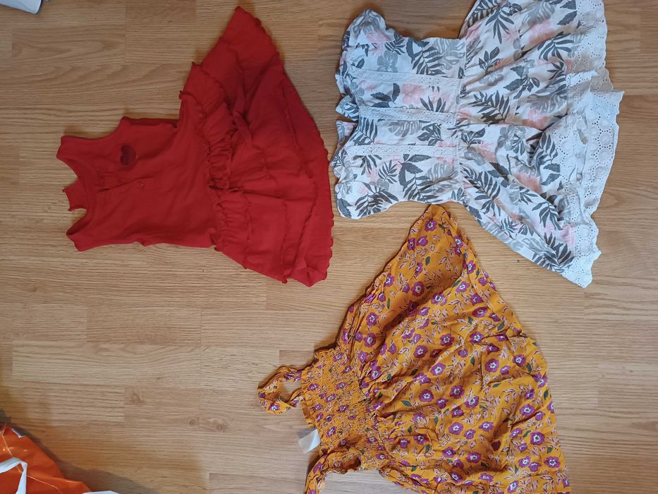 Sukienka dla dziewczynki elegancka granatowa 86