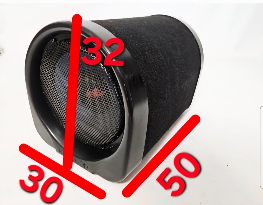 Aktywny Subwoofer samochodowy Kenwood KSC-WA100 ze wzmacniaczem
