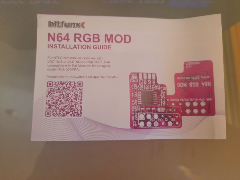 Nintendo 64 - Kit RGB completo c/ cabo Scart RGB64738122840834124