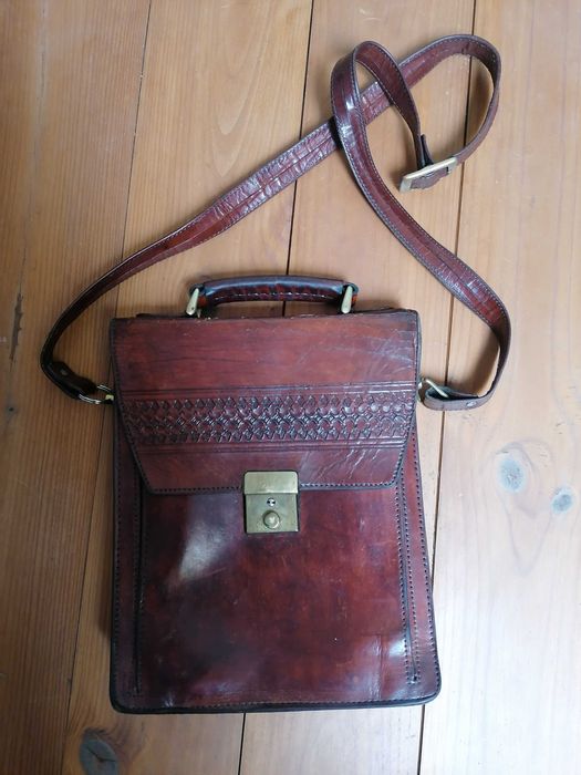 Torebka skórzana retro vintage