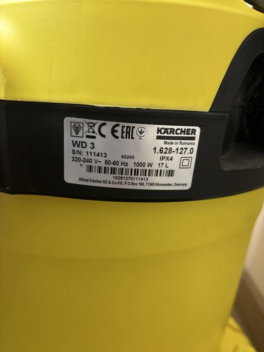 Пилосос Karcher WD 3