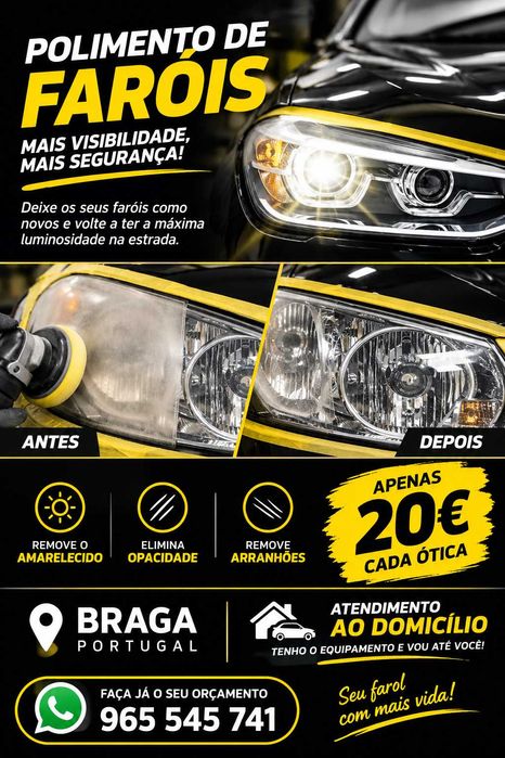 Polimento de Óticas Automotivas//Promoção!!!