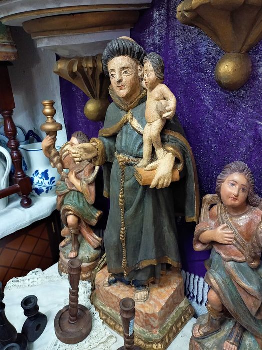 Figura Santo António XVIII XIX