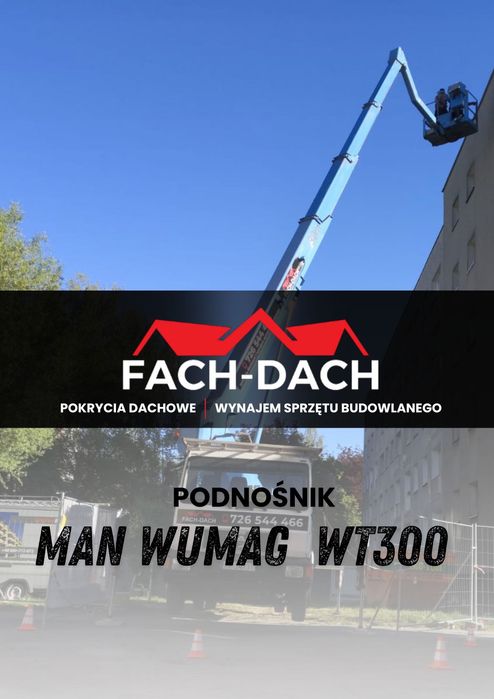 Wynajem sprzętu budowlanego - podnośniki nożycowe, koszowe, ładowarka