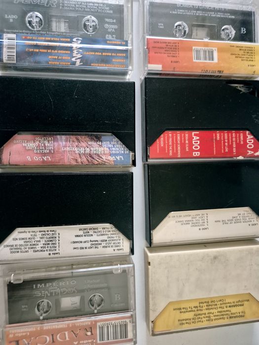 K7 cassetes áudio tapes