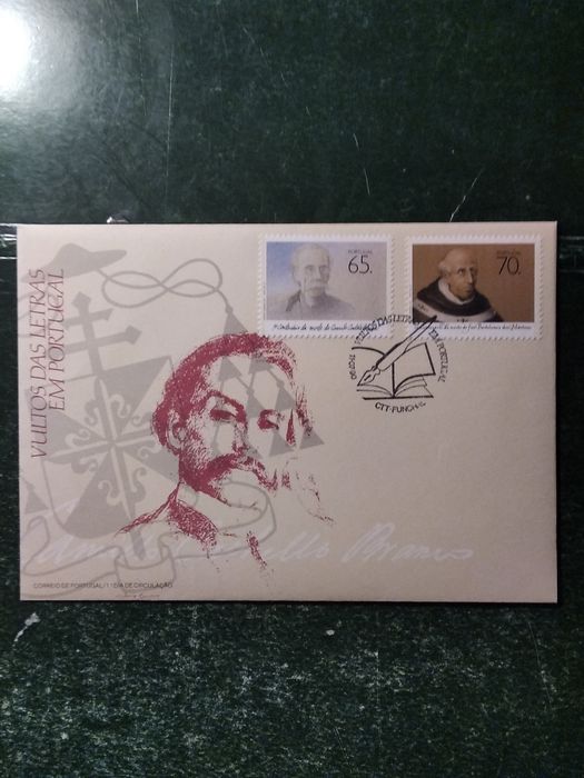 1990 FDC Figures of Letters in Portugal