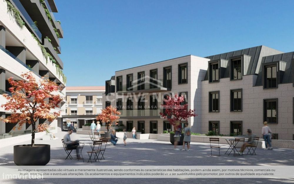 T0 evolutivo ("T1") em construção, junto Metro Av. Republica V.N. Gaia