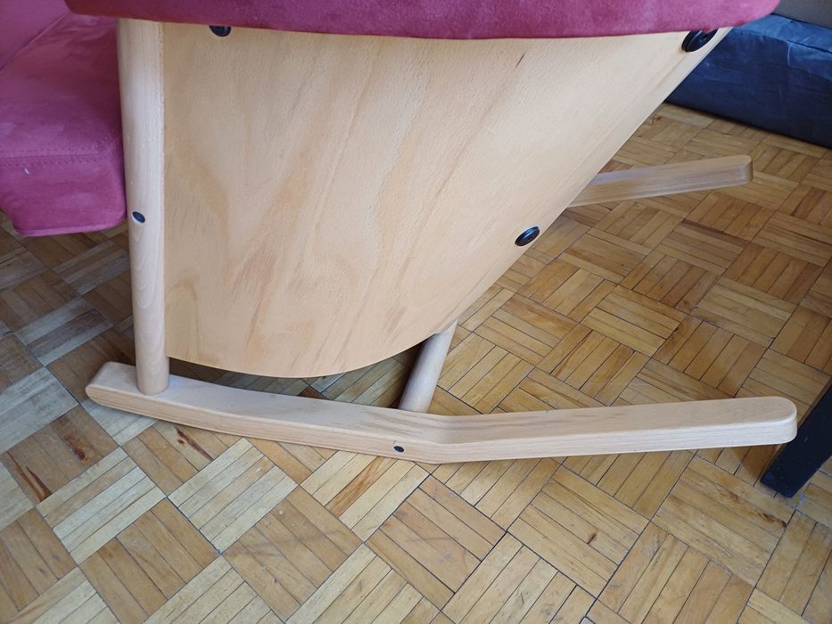 Fotell  z podnóżkiem