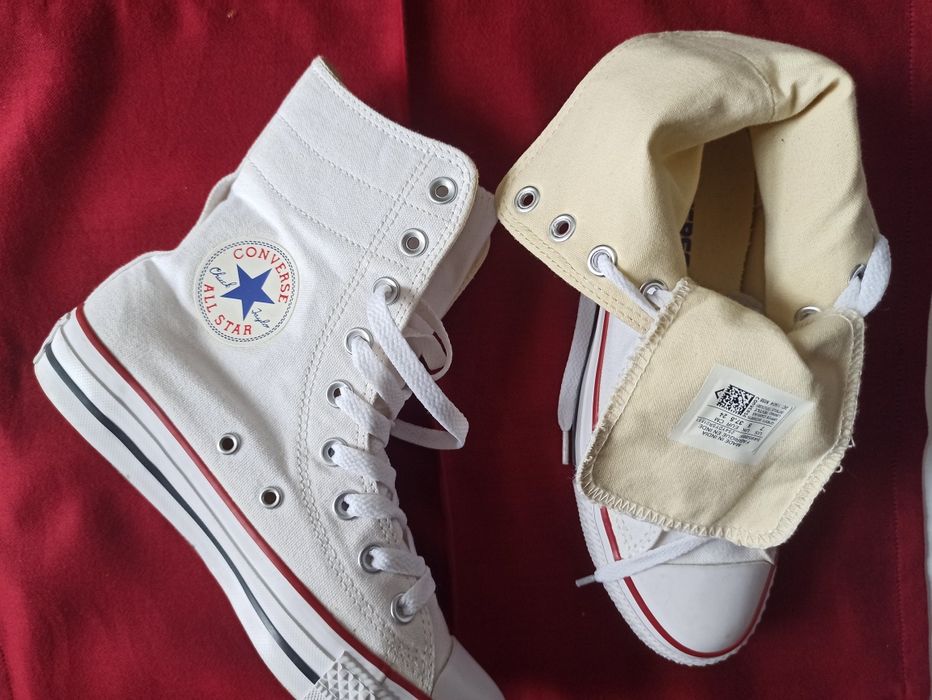 Trampki białe "Converse" rozm. EU 37,5  US 7 CM24