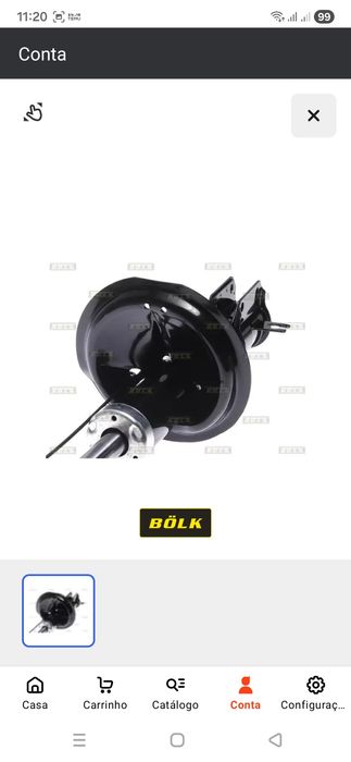 Suspensão dianteira Fiat