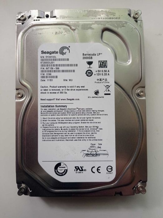 seagate barracuda 2tb - купить комплектующие для ПК - Цена на OLX.ua
