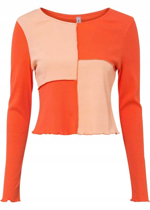 B.P.C bluzka patchworkowa prążek 44/46.