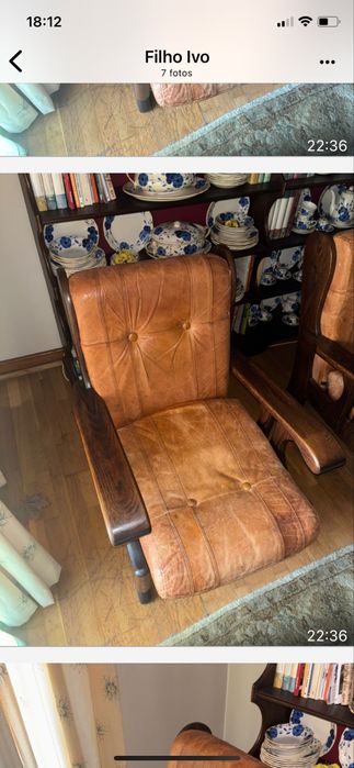 Conjunto de poltronas e sofas