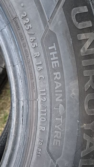 4 x Opony letnie 225/65/16c Uniroyal - 650 zł za 4 sztuki !