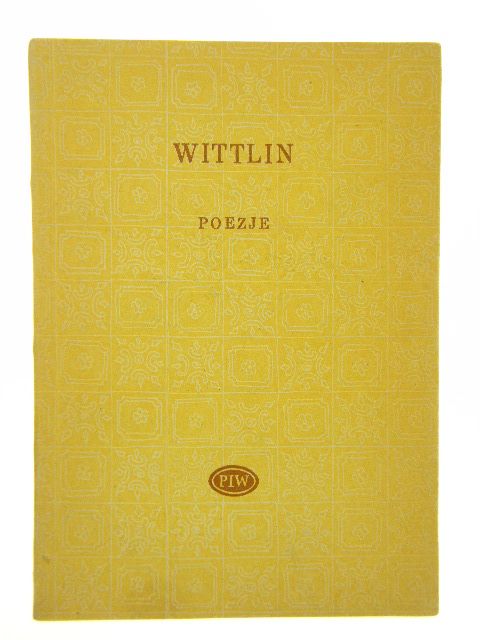 Poezje Wittlin A70007
