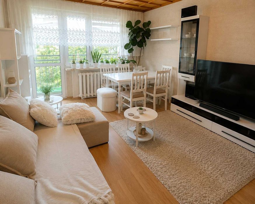 50m2 | 2 pokoje | Mieszkanie GWIEZDNA | 3 piętro | winda | balkon | możliwe wykonanie remontu z projektem na 3 pokoje i pralnię