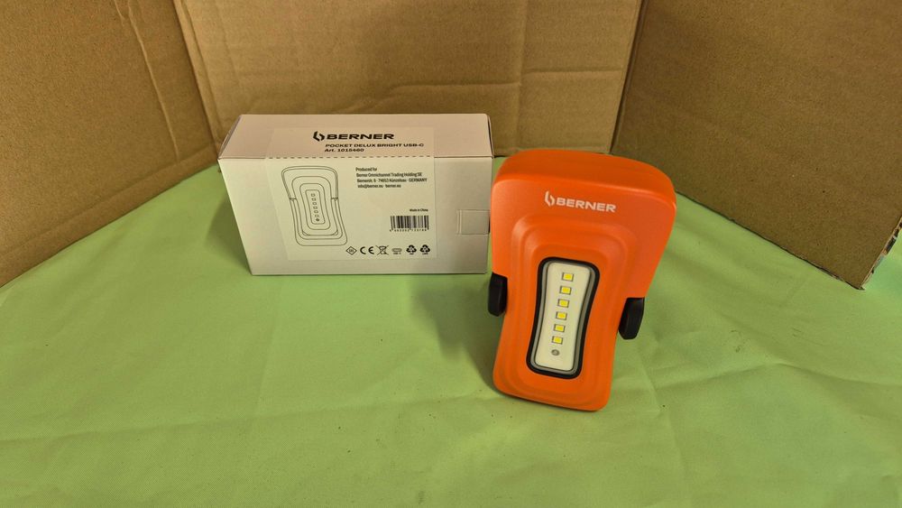 Lampa Pocket DeLux "Bright" USB-C BERNER