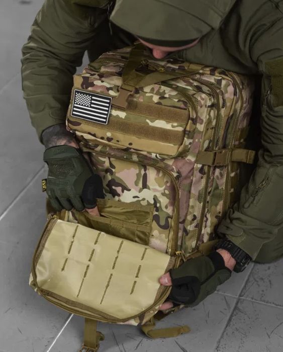 Тактичний рюкзак MOLLE 45L, Multicam