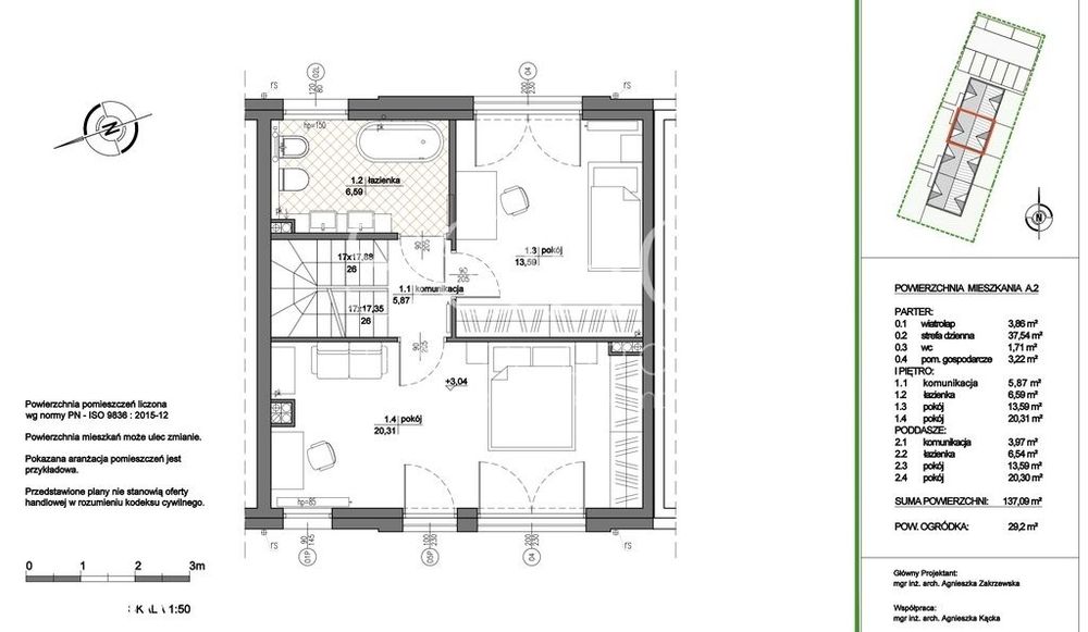 Dom bliźniak 137 m2 | ul. Wrobela | ogródek