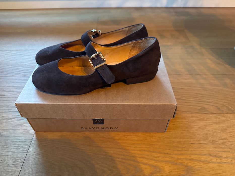 Baleriny Bracomoda w stylu barefoot