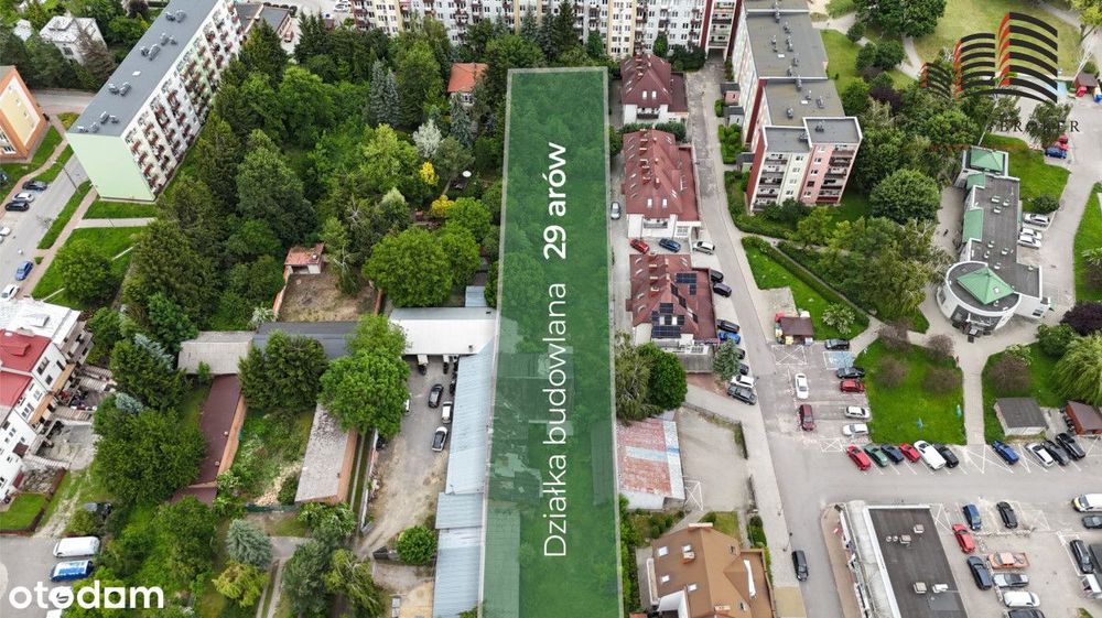 Działka budowlana (mn,mw,u) w centrum Kraśnika