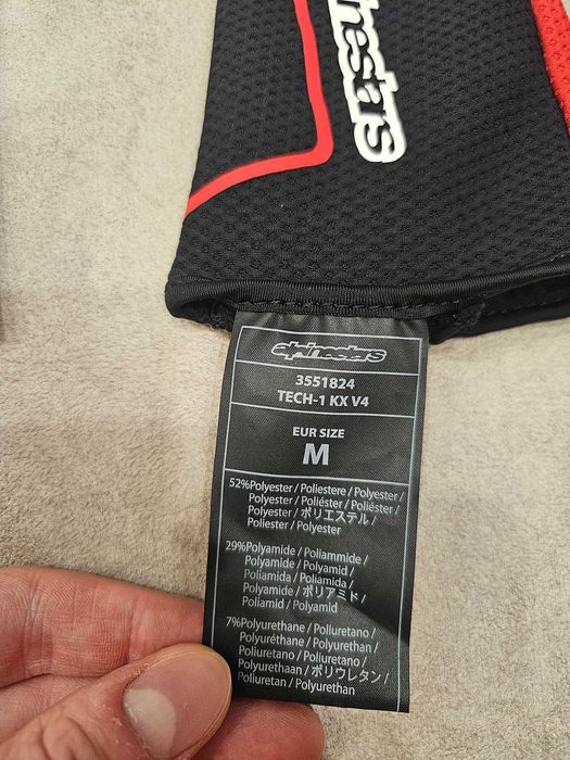 Рукавиці для картингу Alpinestars Tech-1 kx v4 розмір M