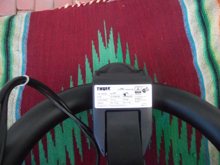 Bagażnik Rowerowy na Hak 2- ROWERY THULE EW G-2 - ODCHYLANY