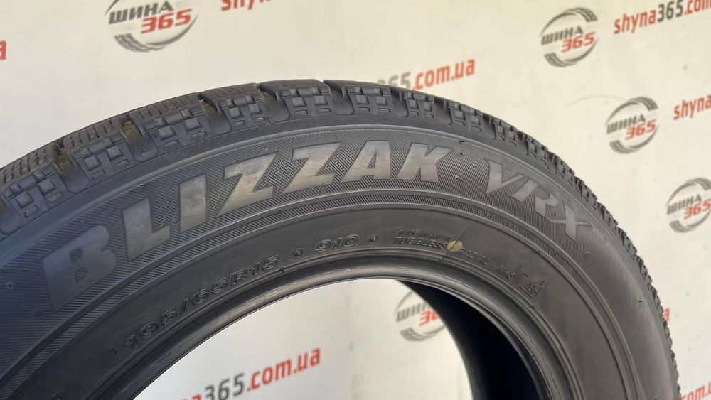 195/65 r15 bridgestone blizzak vrx 5mm шини бу зима
