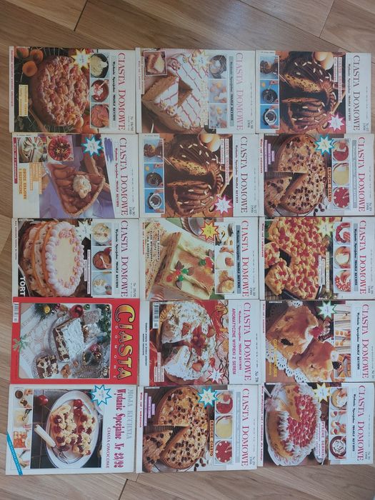 25szt seria Ciasta domowe desery serniki mazurki torty ciasteczka