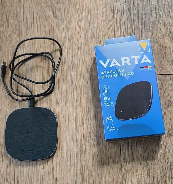 Carregador wireless 15w Qi Varta