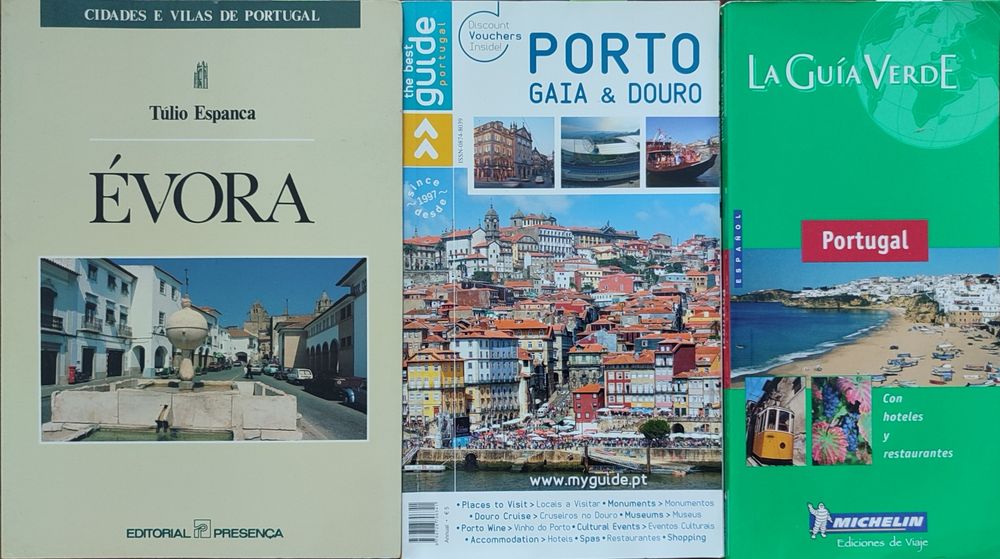 5 livros de Turismo (preço do lote)