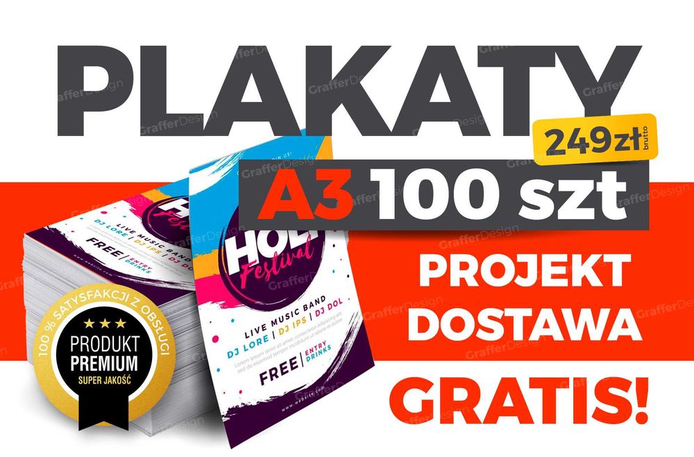 wizytówki baner reklamowy reklama banery szyld tablica ulotki plakaty rollup logo projekt druk reklama