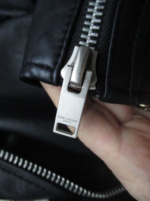 Saint Laurent Paris ramoneska skora jagnieca rozm M