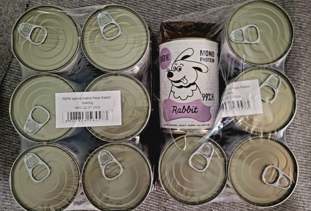 Mokra karma PEPE junior monoprotein królik