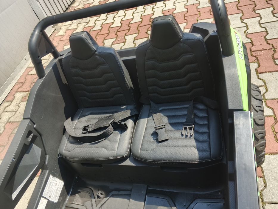 Buggy elektryczne auto  LED MP3 USB pasy UTV-2000 4x4 24V