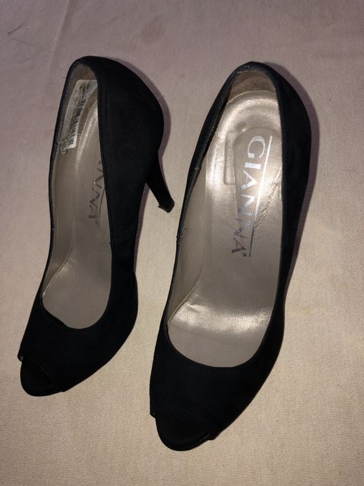 Sapato senhora GIANNA cerimónia 36 pele / veludo preto