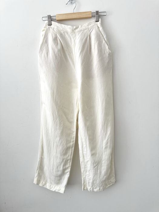 Oysho lniane spodnie Linen trousers