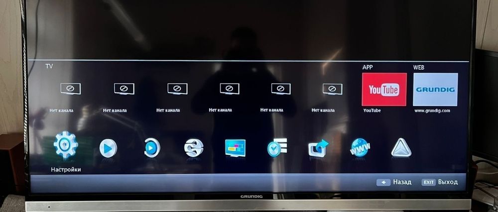 Телевізор 4K, 55 Smart wifi, Bluetooth, Гарантія 7 місяців.
