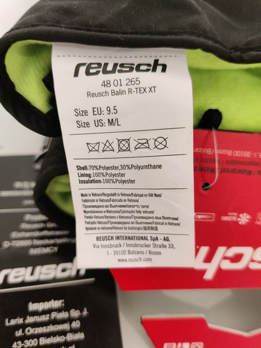 Лижні рукавиці Reusch. M/L