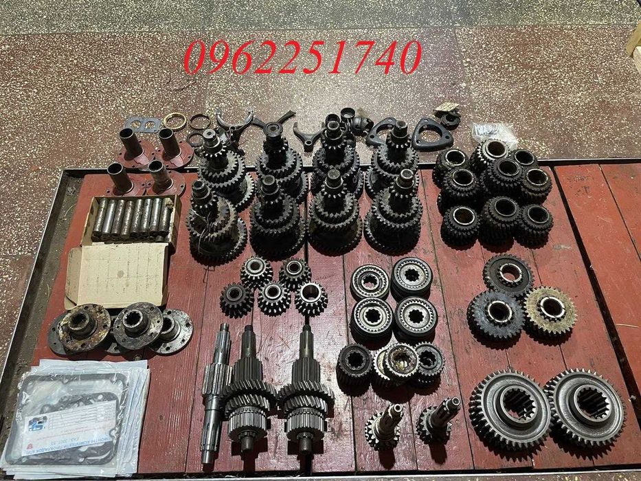 Шестерні коробки, вали, прокладки Газ 53, Газ 3307, Газ 52, Паз
