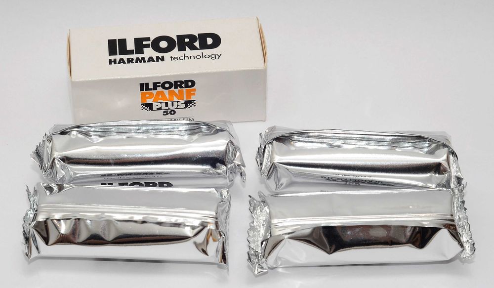ILFORD PANF PLUS 50 120 BW Фотопленка 120 D76 Черно-Белая ЧБ