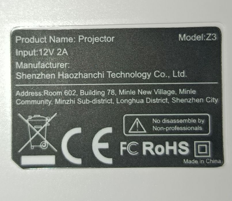 Projektor marki AOC NOWY!