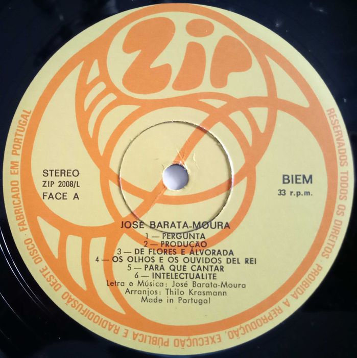 José Barata Moura	- - - - -	José Barata Moura	- - - - -	LP