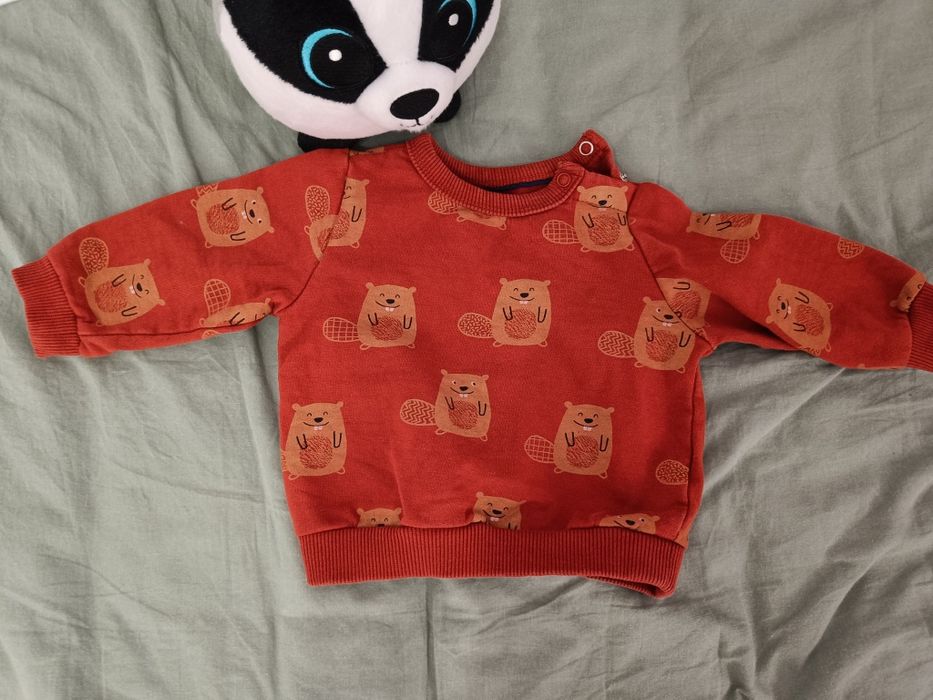 Bluza z meszkiem chłopięca niemowlęca C&A