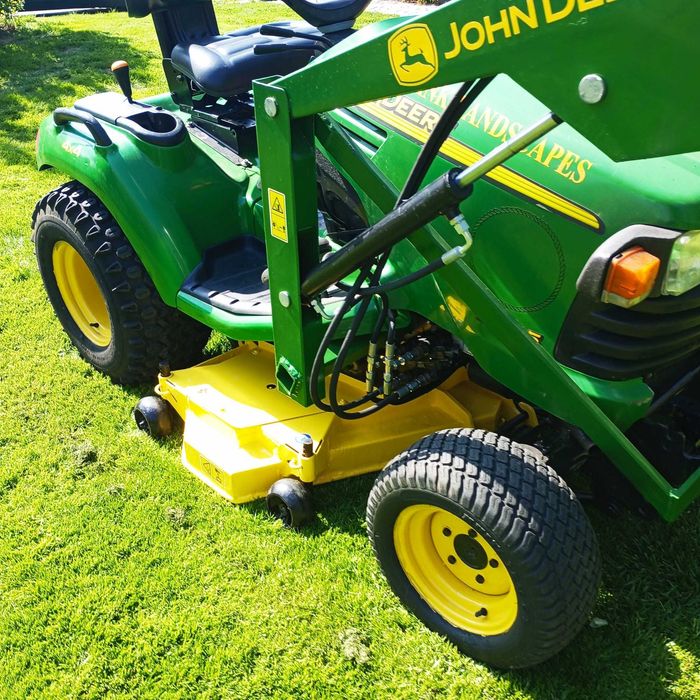 Traktorek kosiarka John Deere X595 4x4 z turem